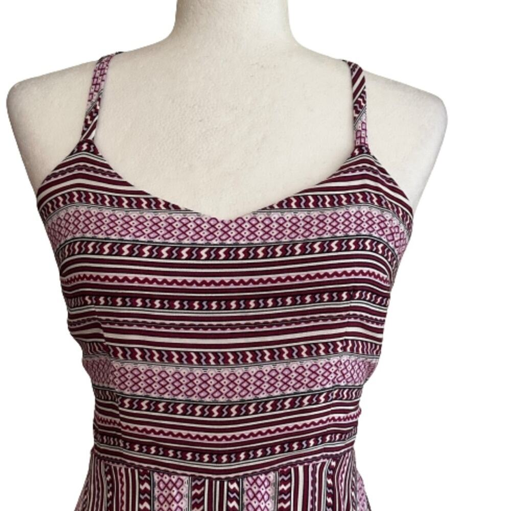 1. State Dress Pink Black Sleeveless Side Cutout Knee Length Fit Flare Dress XS - Picture 3 of 12